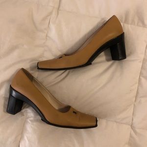 Authentic Vintage Chanel Square Toe Heels